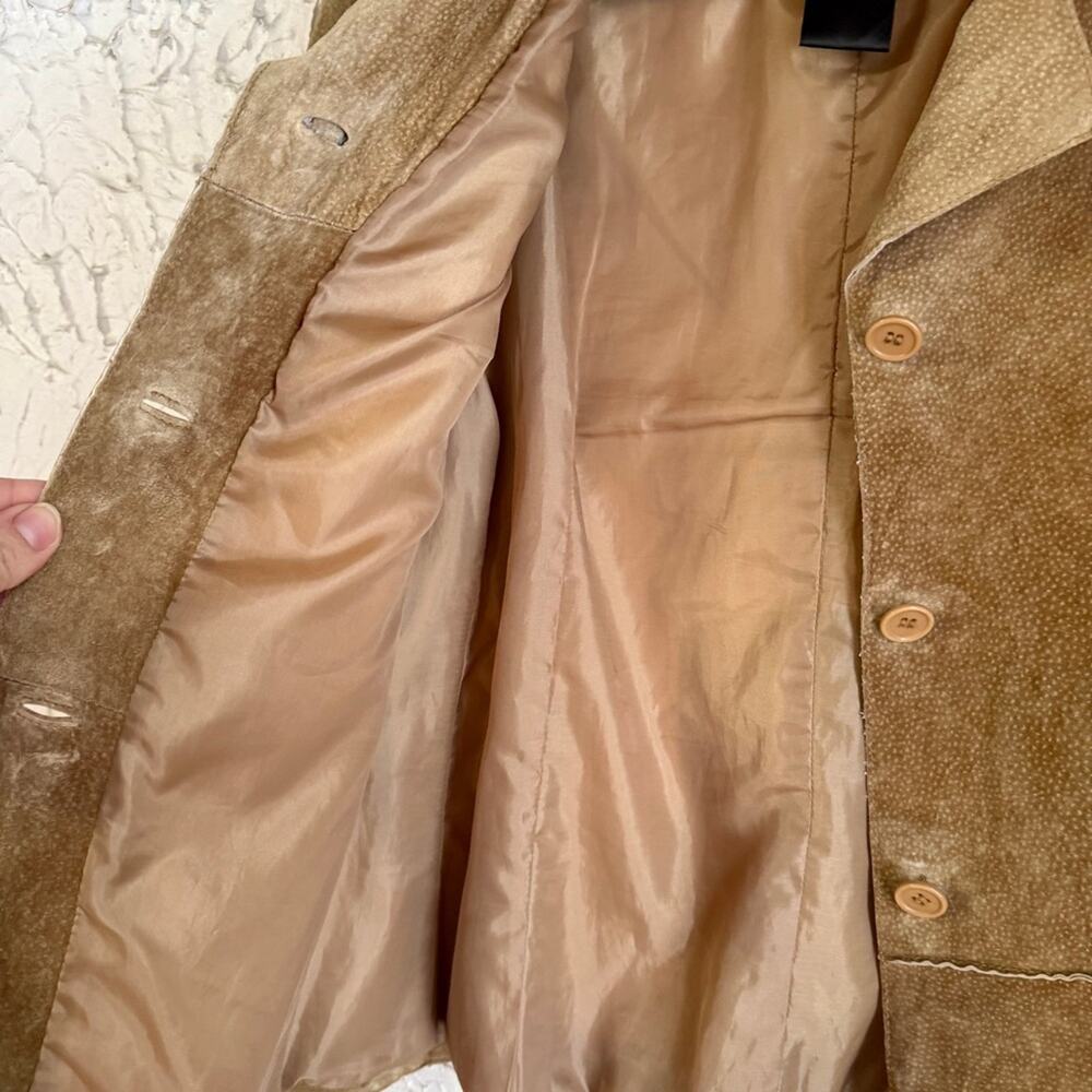 Vintage Brandon Thomas Tan Suede Blazer - Picture 10 of 15
